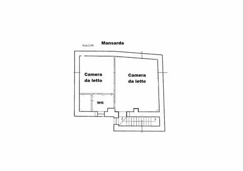 PIANTINA MANSARDA MARATEA
